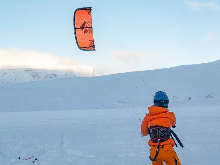 Nydelige forhold på Eldrevatn