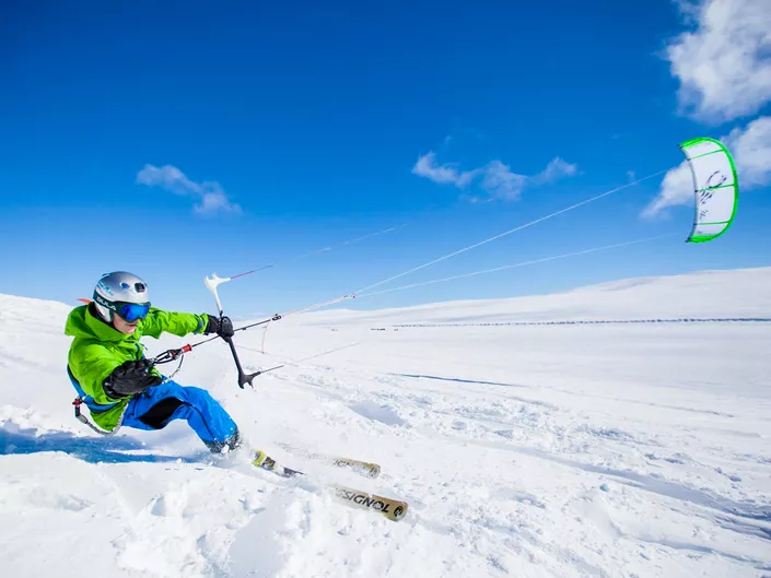 Den norske fjellheimen er et eldorado for kiting