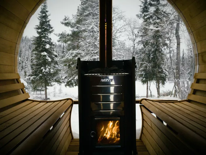Outdoor sauna