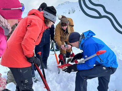 Skredkurs med linjer 1