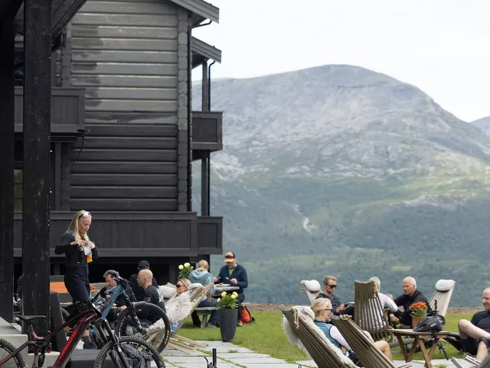 Skigaarden Hemsedal bike in lunch