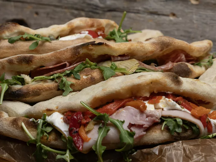 Lunsj i hemsedal pizza sandwich