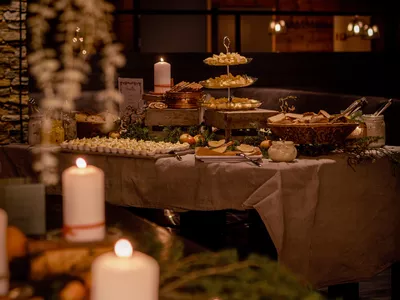 Lodgen Spiseri Hemsedal – julebuffet servert på julaften med klassiske juleretter - christmas at Lodgen Spiseri