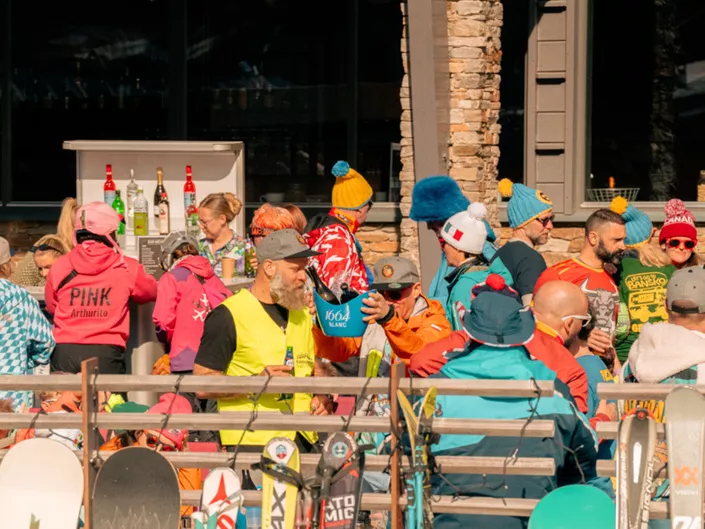 Påsken i hemsedal på Lodgen Spieri uteservering