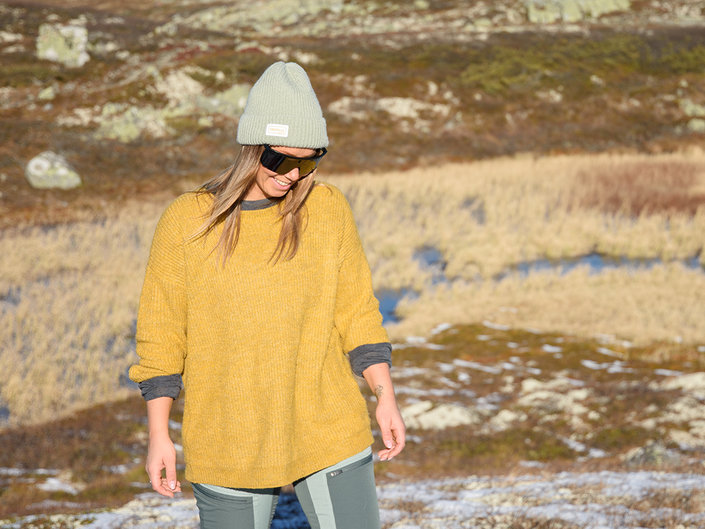 Tropical Vibes Lue Lys Antikkgrønn Hemsedal Høst 8