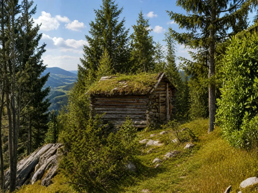 Bergaløen liggende
