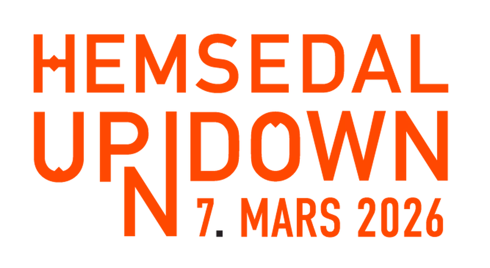 Logo tekst dato oransje