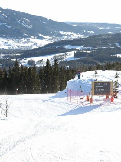 Sentrumsløypa fyrikryss Hemsedal up n down