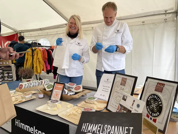 Himmelspannet stand høstmarked Hemsedal