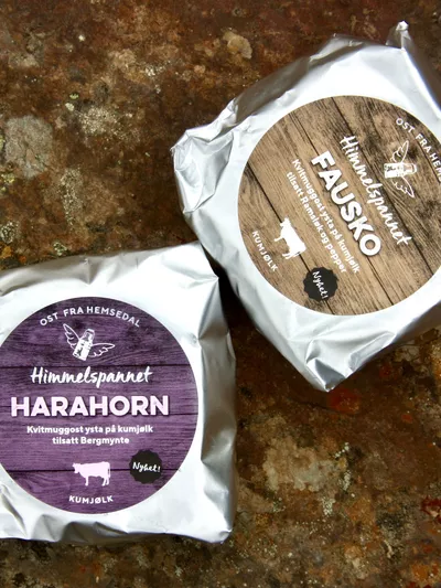 To av ostene som selges fra Himmelspannet