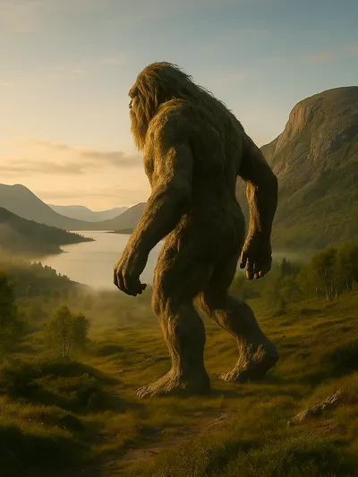 Ai bilde av Risen som var på friarferd bak Skogshorn i Hemsedal