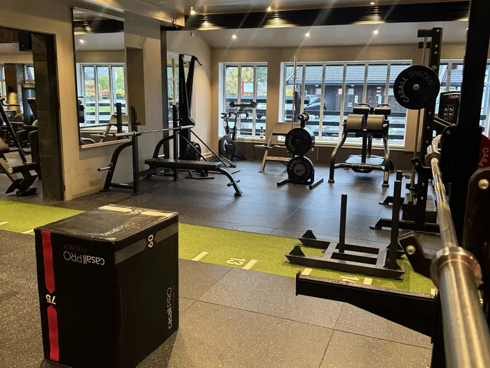 Trening inne på Åreknuten