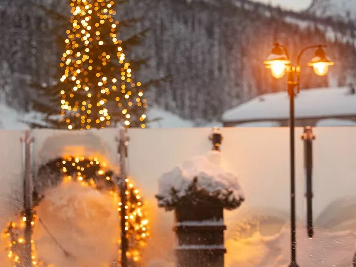 To personer i badestamp i Hemsedal