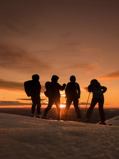 Konferens solnedgång