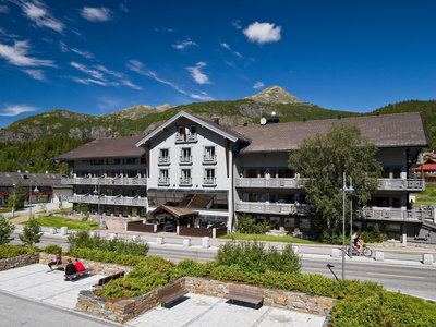 Hotel front summer