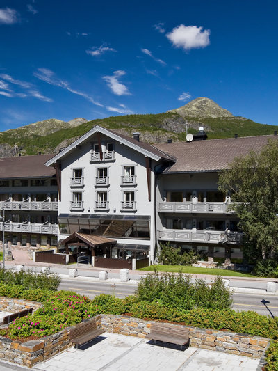 Hotel front summer