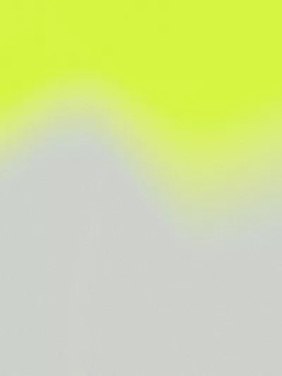 Tåkete grå som går over til neon gul