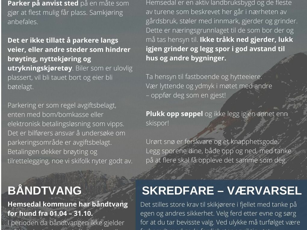 TOPPTURER I HEMSEDAL
