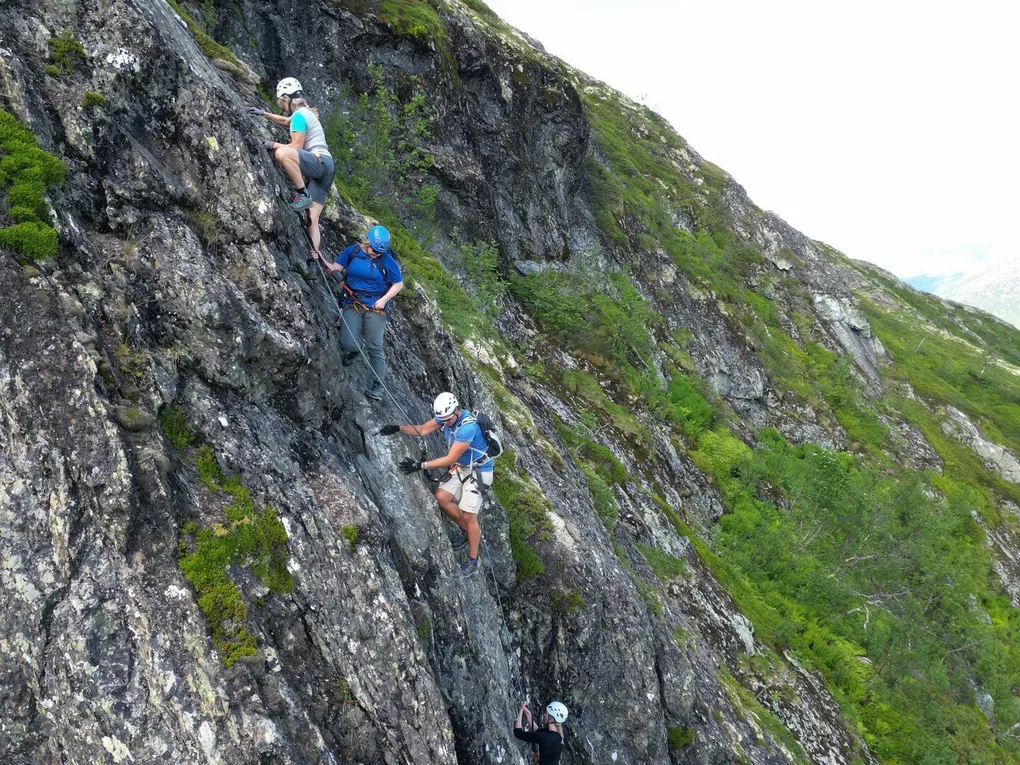 Via feratta klatre-rute.