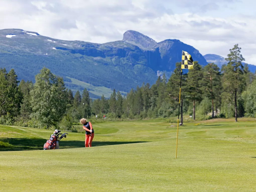 Golfbanen.