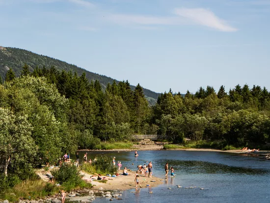 Hemsedal playa sentrum strand.