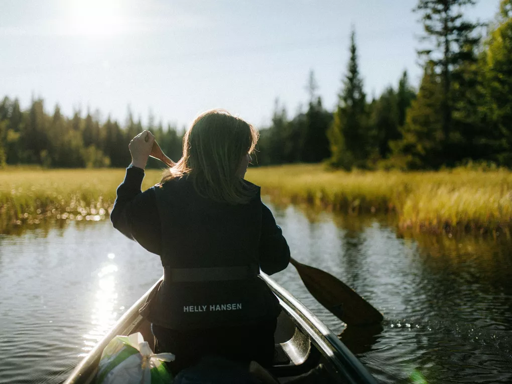 Kanopadling i Hemsedal.