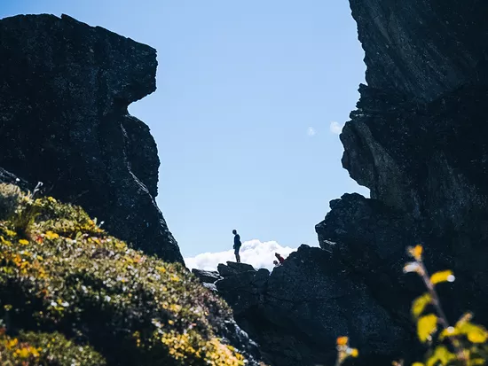 Kjerringkjeften, person som står på kanten.