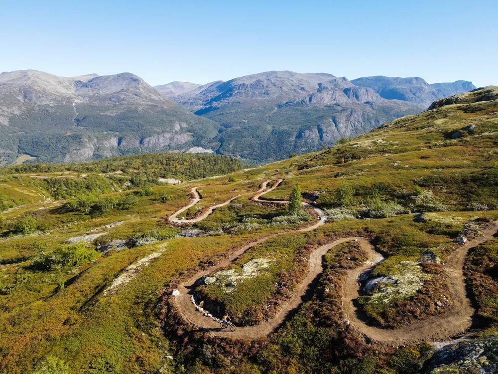 Stier til sykling i Hemsedal