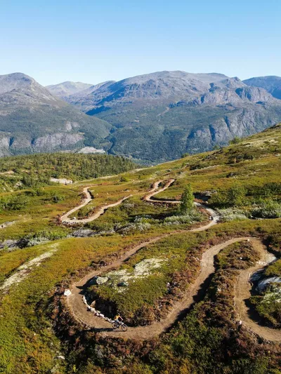Stier til sykling i Hemsedal