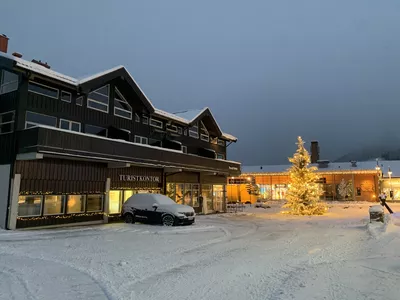 Hemsedal turistkontor på vinteren